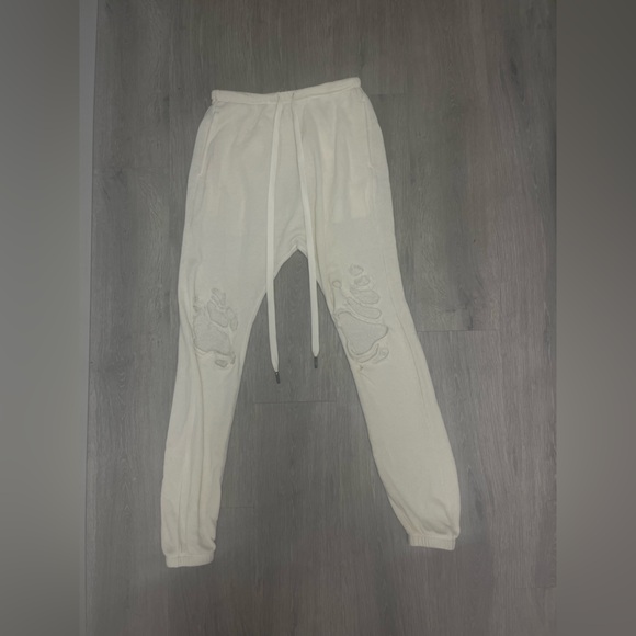 R13 Shredded Drop Crotch Sweatpants. SIZE small - Picture 6 of 14